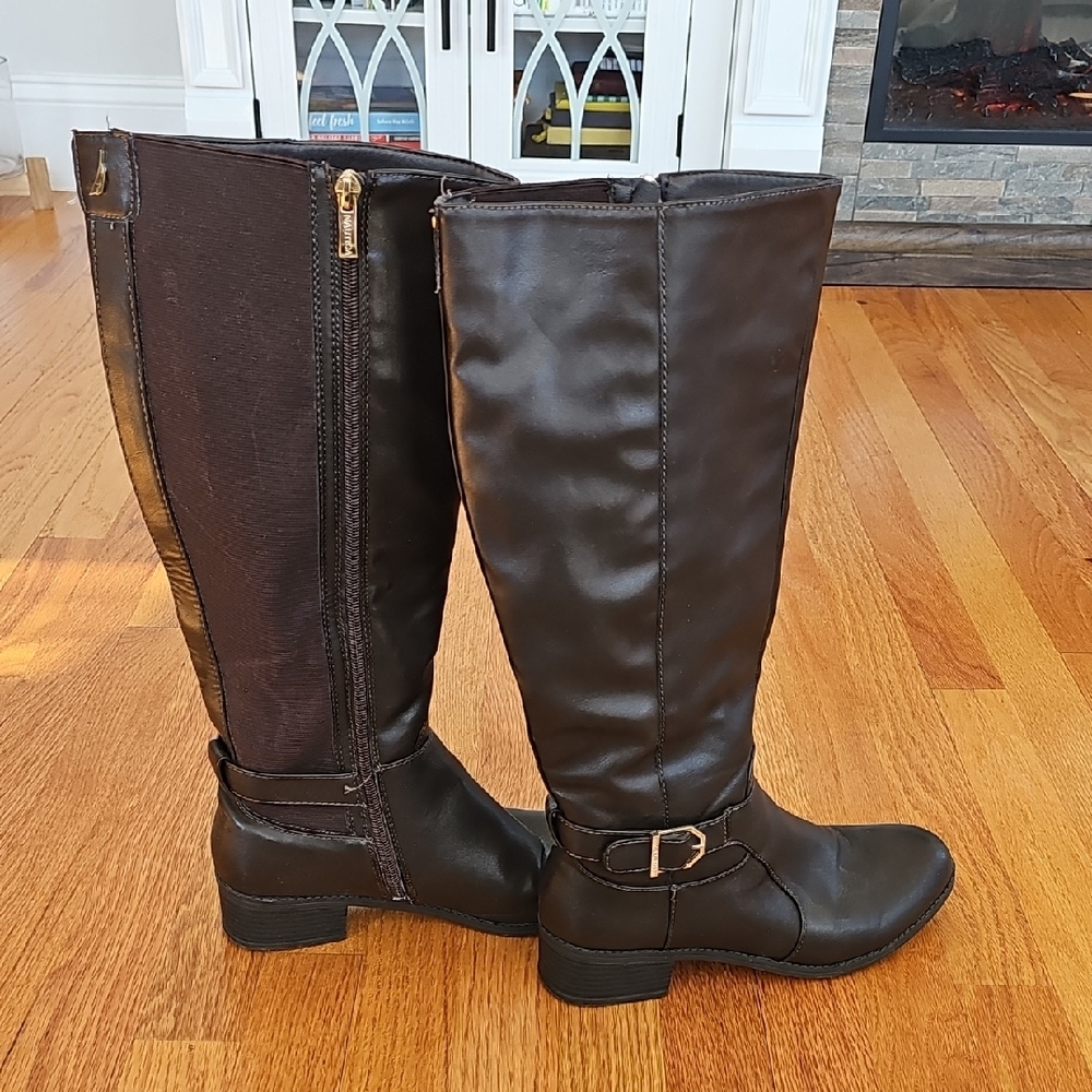 Elegant Brown Nautica Knee-High Boots